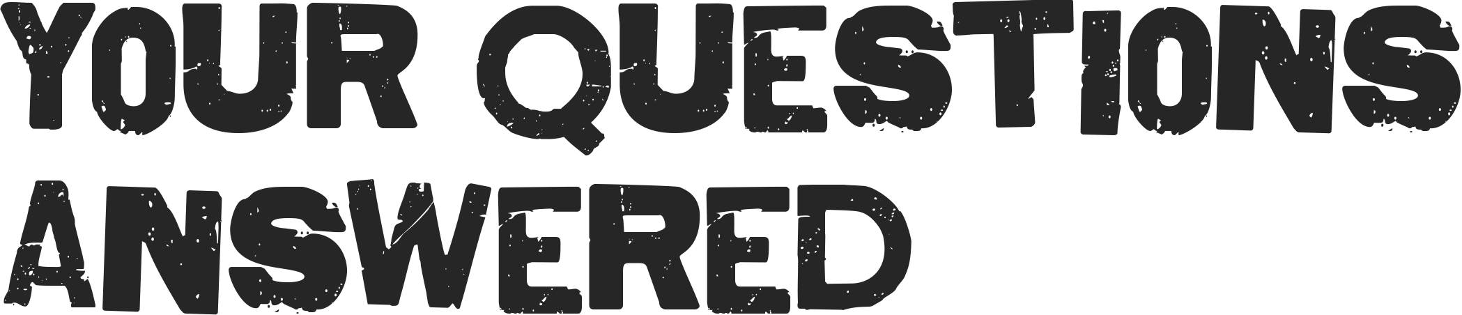 Your questions answered title graphic