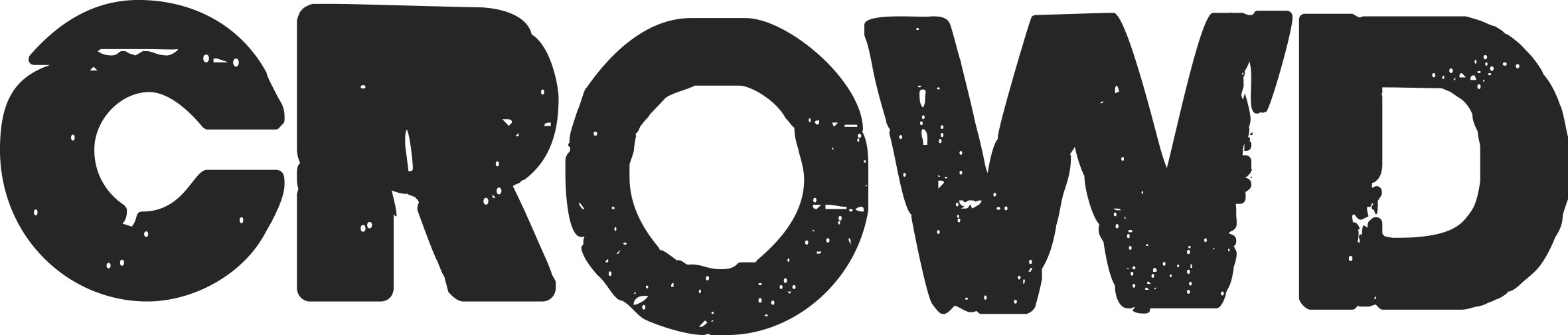 Crowd logo grey